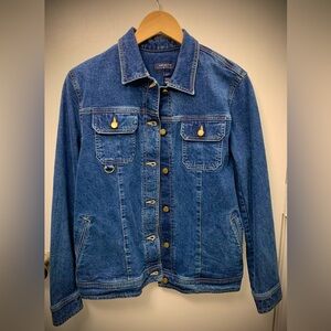 Jobes New York Signature Denim Jacket Woman's Size Large